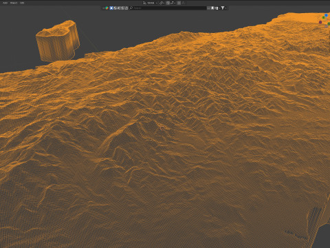 Timor Leste terrain map 3D 모델