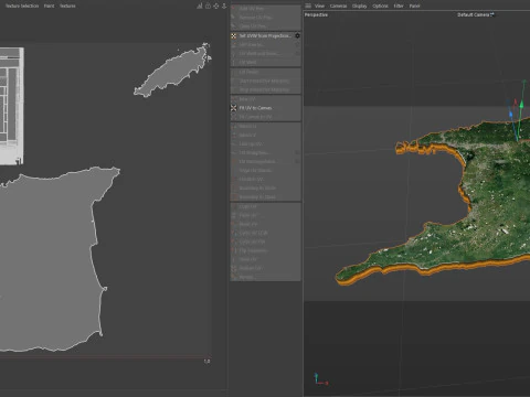 Trinidad and Tobago terrain map 3D Model