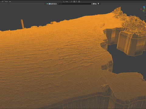UAE terrain map 3D Model