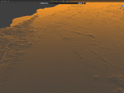 Uganda terrain map 3D Model