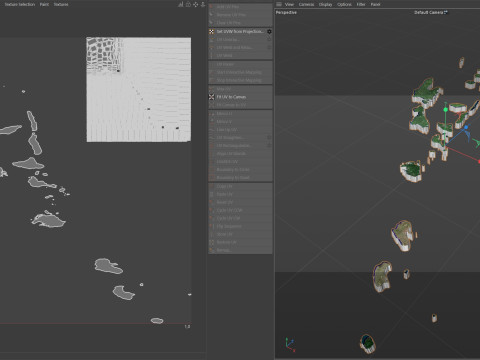 Vanuatu terrain map 3D Модель