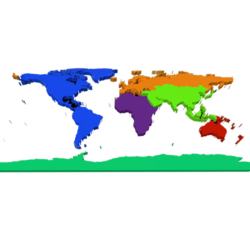 Countries Globe map 3D Model .c4d .max .obj .3ds .fbx .stl .blend 