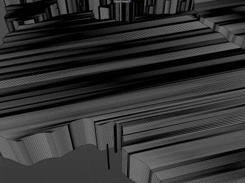 Countries Globe map 3D Model