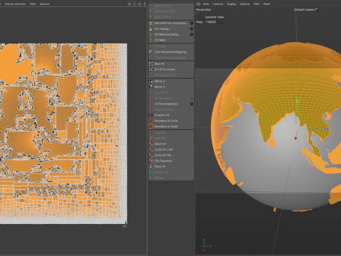 Continents Map Globe Globe map 3D Model