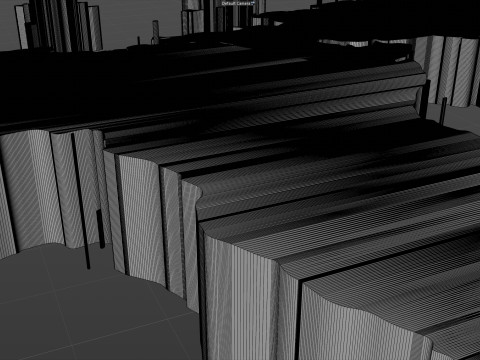 Continents Map Offset 3D 모델