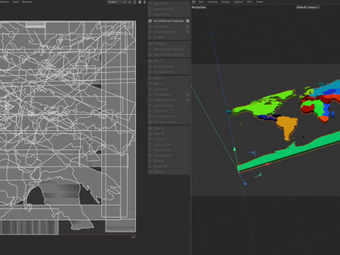 Regions Map 3D 模型
