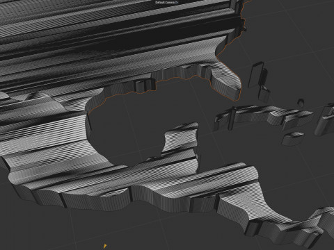 Regions Offset Map 3D Model
