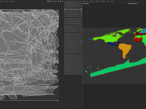 Regions Offset Map 3D Model