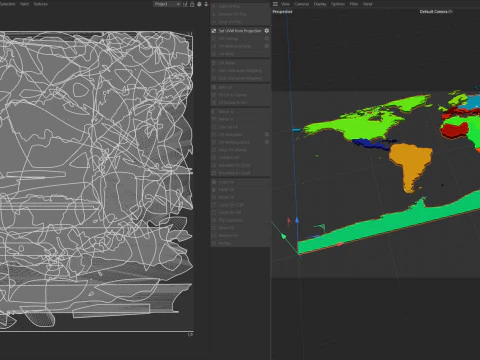 Regions Offset Map 3D Model