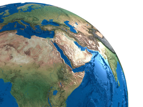 Earth No Cloud Globe 3D Model