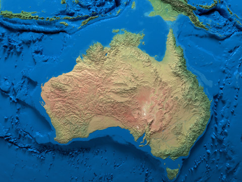 Earth No Cloud Globe 3D Model