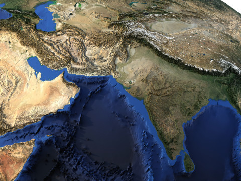 Earth Natural Globe Modèle 3D