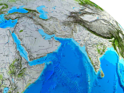 Globo do Mapa da Terra Modelo 3D
