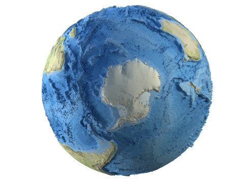 Earth Geographic Globe 3D Model