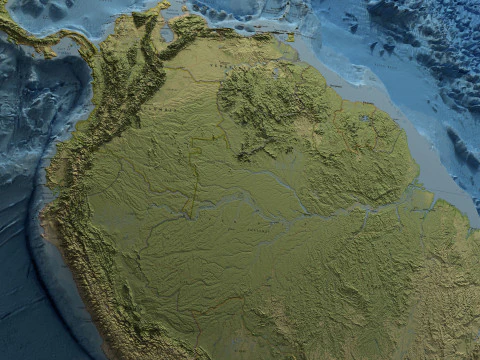 Earth Geographic Globe 3D Model