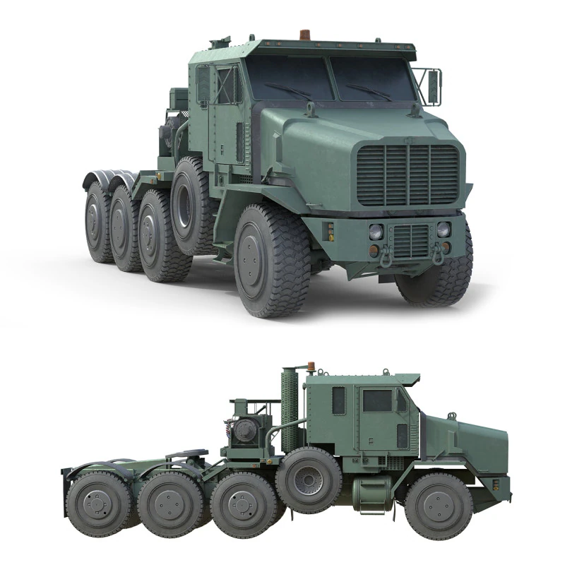 Oshkosh HET A1 Military Truck 3D Model .c4d .max .obj .3ds .fbx .stl .blend 