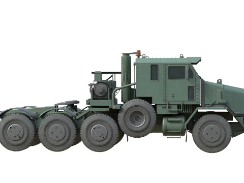 Oshkosh HET A1 Military Truck 3D Model