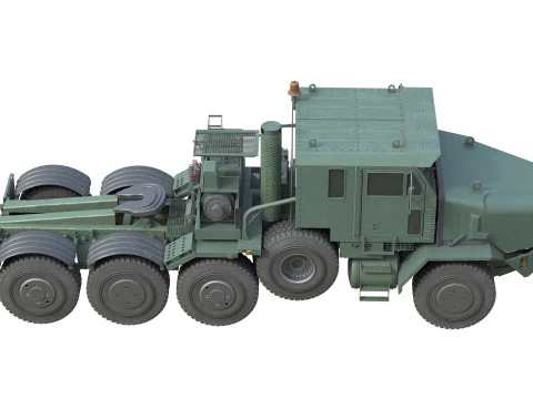 Oshkosh HET A1 Military Truck 3D Model