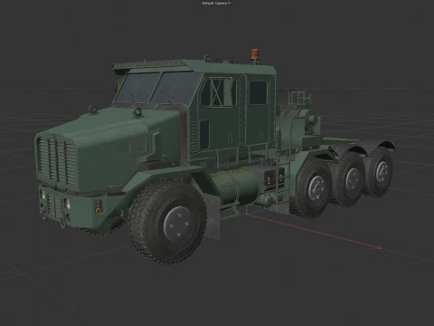 Oshkosh HET A1 Military Truck 3D Model