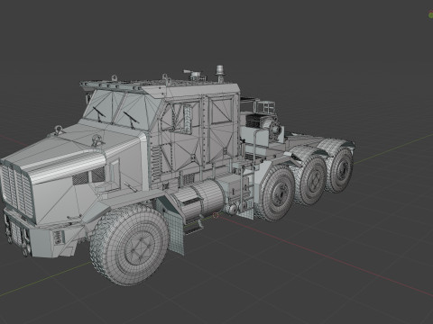 Oshkosh HET A1 Military Truck 3D मॉडल