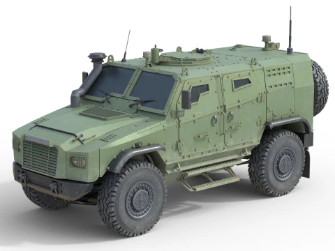 Ve&iacute;culo t&aacute;tico blindado ATV Zetor Gerlach Modelo 3D
