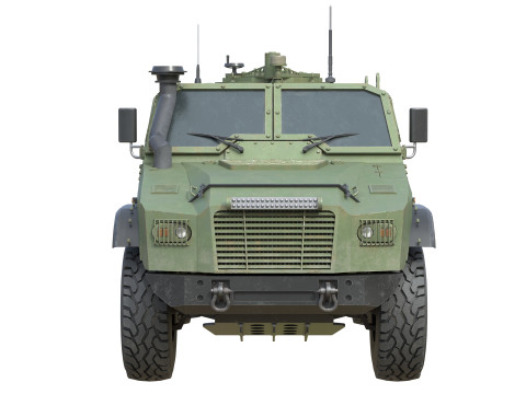 ATV Zetor Gerlach Armored tactical vehicle 3D Model