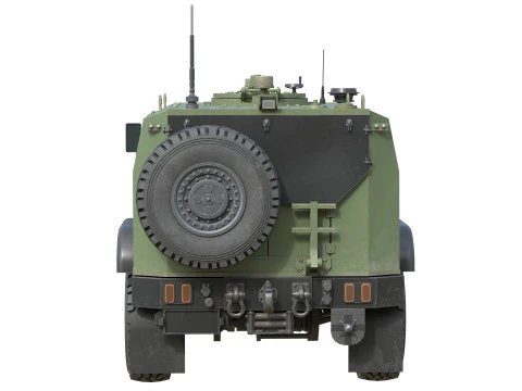 Ve&iacute;culo t&aacute;tico blindado ATV Zetor Gerlach Modelo 3D
