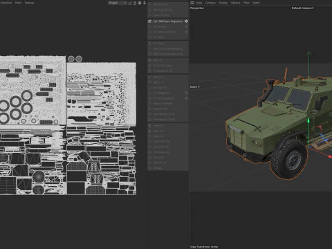Ve&iacute;culo t&aacute;tico blindado ATV Zetor Gerlach Modelo 3D