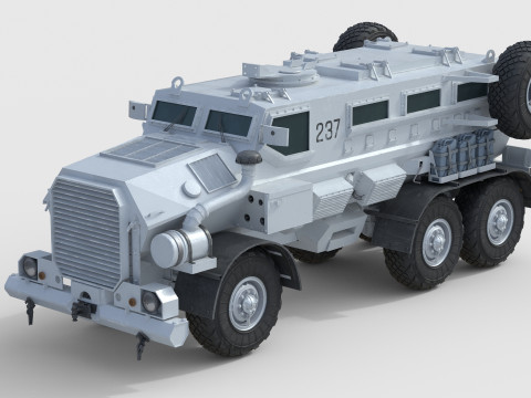 Casspir Mk II Mine Resistant Ambush Protected Vehicle 3Dモデル