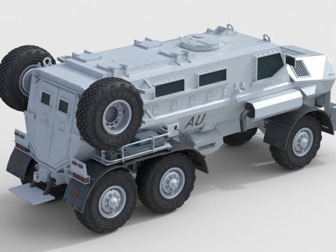 Casspir Mk II Mine Resistant Ambush Protected Vehicle 3Dモデル