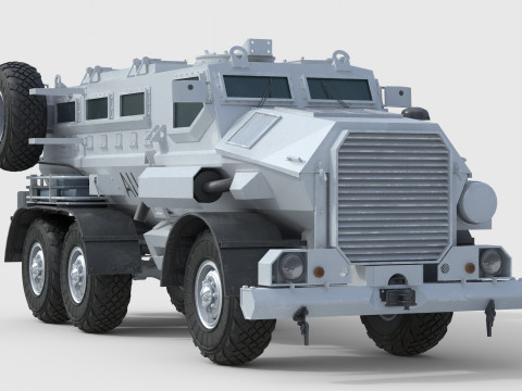 Casspir Mk II Mine Resistant Ambush Protected Vehicle 3Dモデル