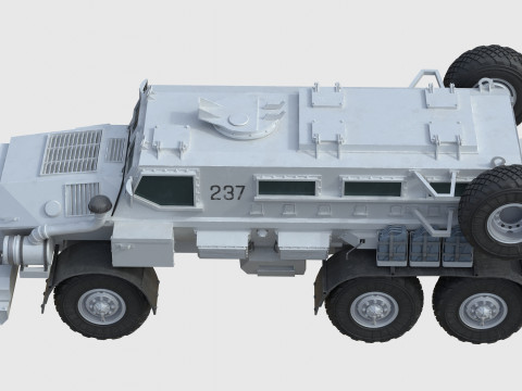 Casspir Mk II Mine Resistant Ambush Protected Vehicle 3Dモデル