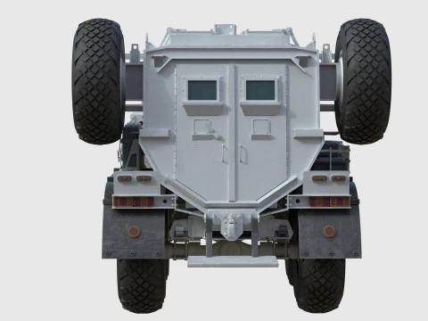 Casspir Mk II Mine Resistant Ambush Protected Vehicle 3D Model