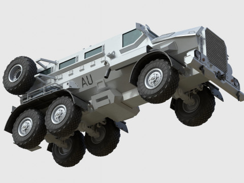 Casspir Mk II Mine Resistant Ambush Protected Vehicle 3Dモデル