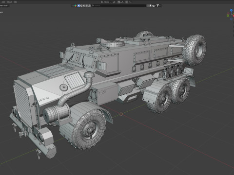Casspir Mk II Mine Resistant Ambush Protected Vehicle 3Dモデル
