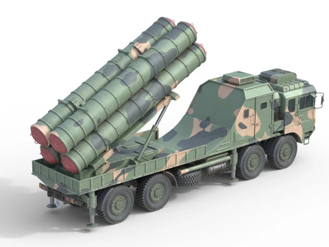 HQ 22 Air Defense Missile 3D Model
