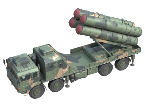 HQ 22 Air Defense Missile 3D Model