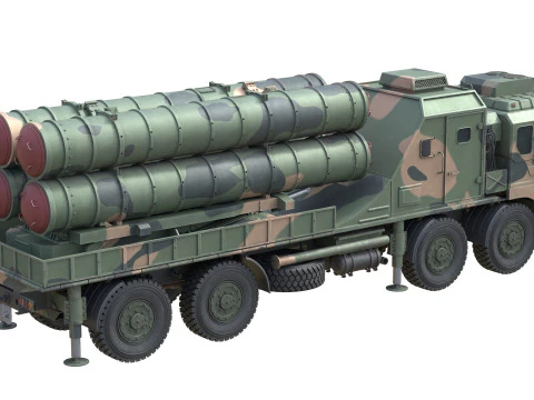 HQ 22 Air Defense Missile 3D Model