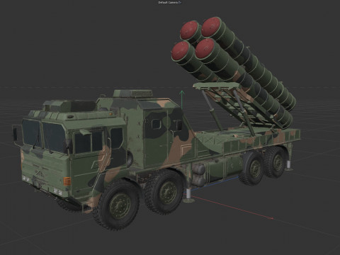HQ 22 Air Defense Missile 3D Model