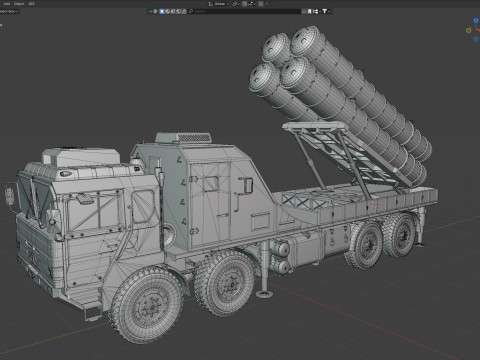 HQ 22 Air Defense Missile 3D Model