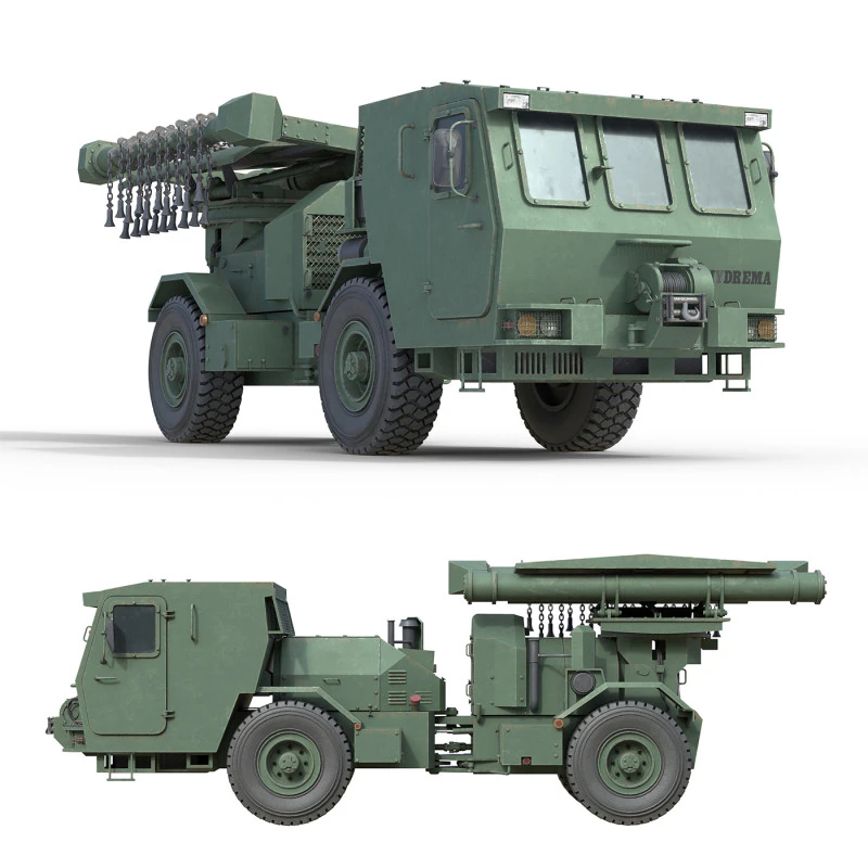 Hydrema 910 Mine Clearing Vehicle 3D Model .c4d .max .obj .3ds .fbx .stl .blend 