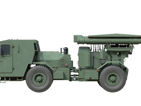 Hydrema 910 Mine Clearing Vehicle 3D Model