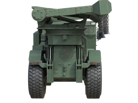 Hydrema 910 Mine Clearing Vehicle 3D Model