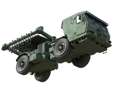 Hydrema 910 Mine Clearing Vehicle 3D Model