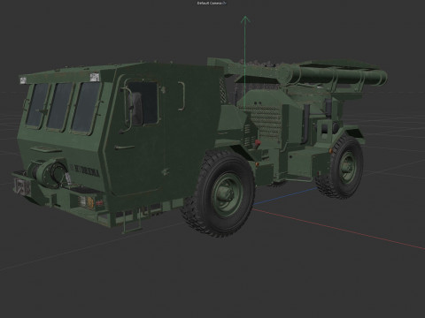 Hydrema 910 Mine Clearing Vehicle 3D Model