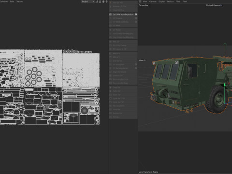 Hydrema 910 Mine Clearing Vehicle 3D Model