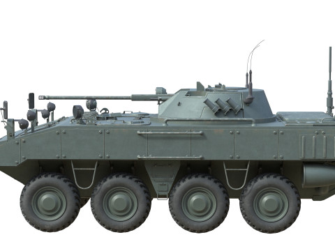 K-17 Bumerang armored Infantry Fighting Vehicle 3D Model