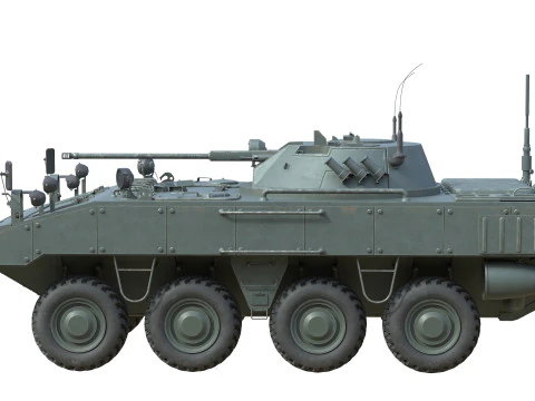 K-17 Bumerang armored Infantry Fighting Vehicle 3D Model