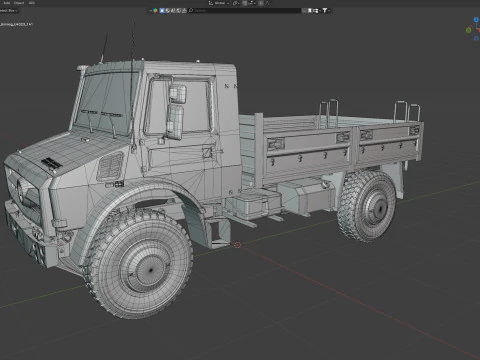 Mercedes Unimog U4023 3D Model