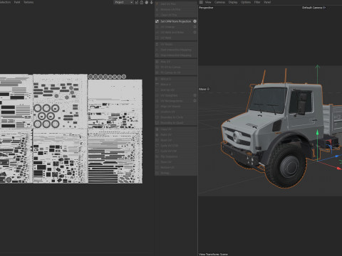Mercedes Unimog U4023 3D Model